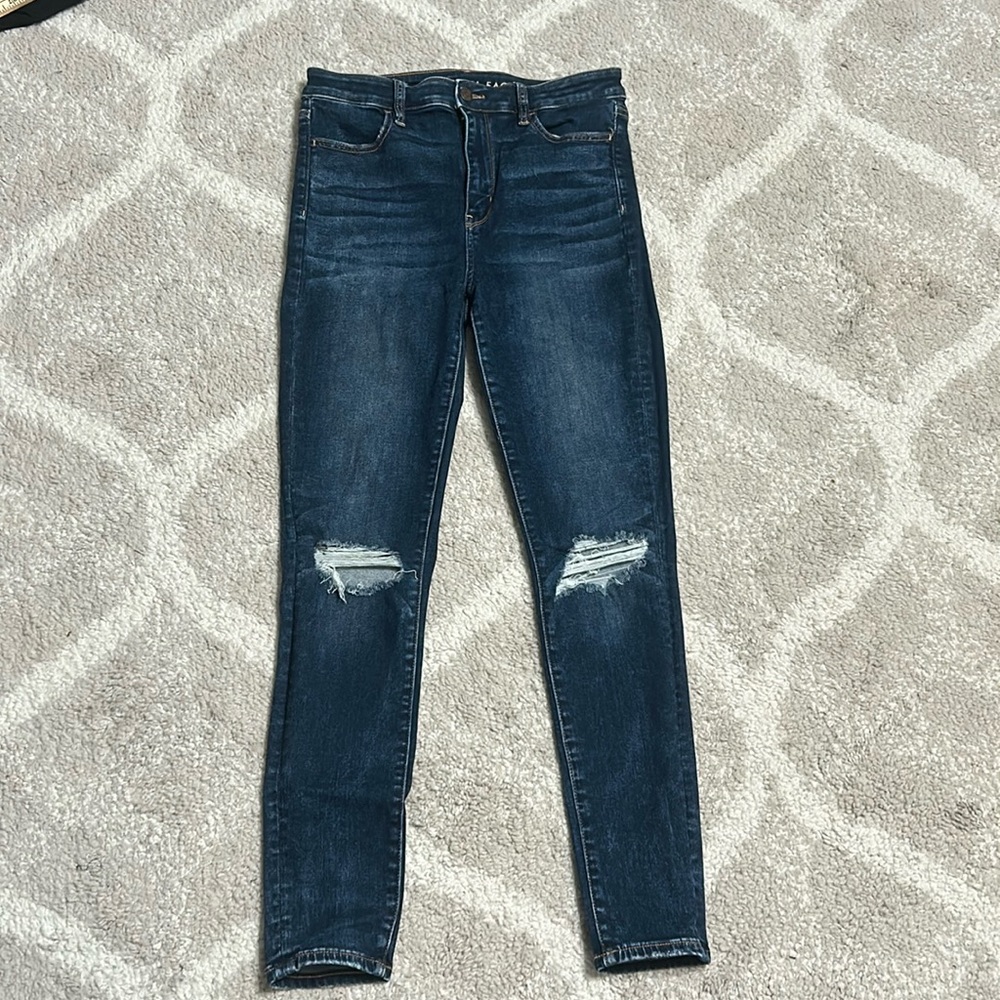 Super high rise jeans